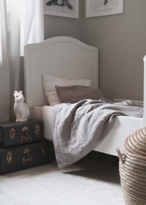 sängkläder för barn av linnetyg