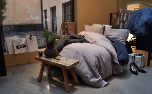 linnelakan grå stentvättade