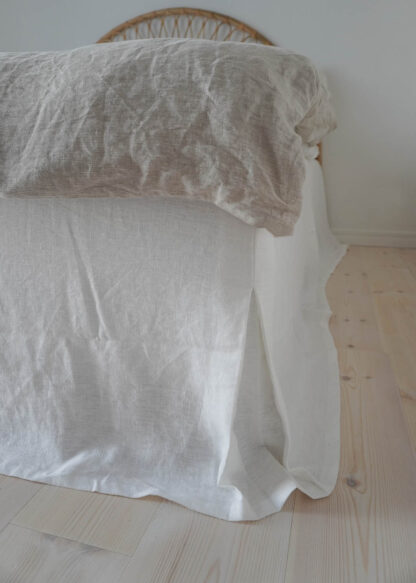 sängkappa lya lin vit