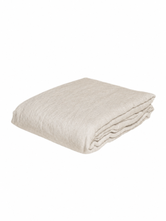 LyaLin beige melerad underlakan linnetyg